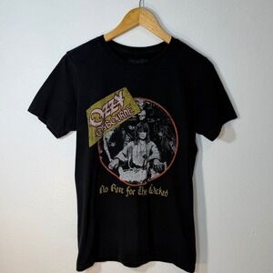 Ozzy Osbourne No Rest for the Wicked 88 89 Tour Graphic Tee Cotton Black Small